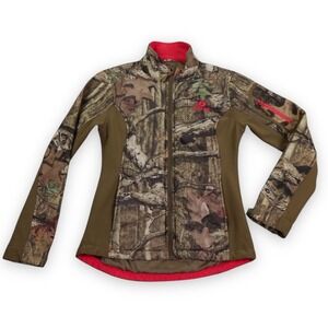 Mossy Oak Break Up Infinity Jacket Womens Medium Green Softshell Camo Hunting